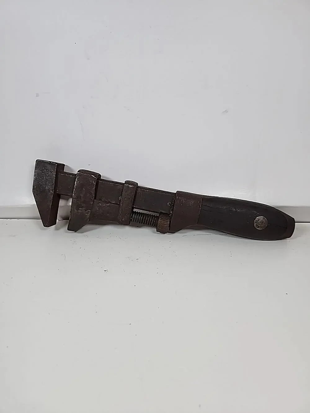 Vintage Coes Wrench Co. Springfield Massachusetts Adjustable Monkey Wrench 10in